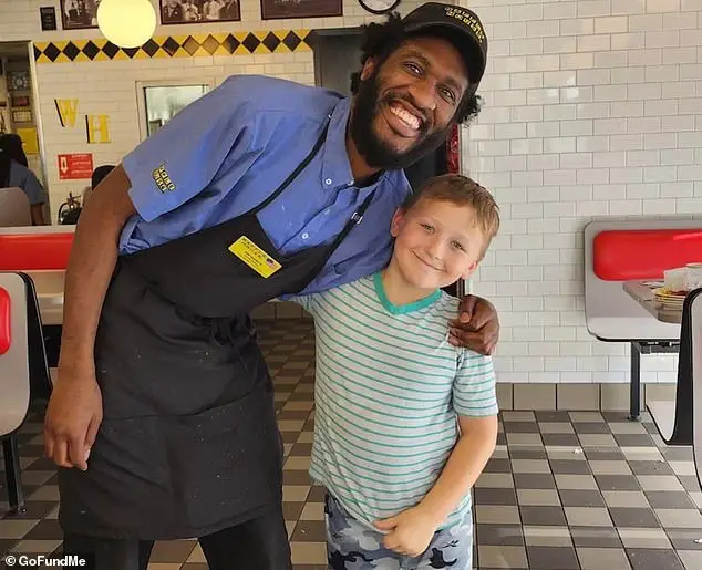Boy, 8, Raises More Than $50K for Waffle House Waiter Currently Living in a Motel with His Wife and Two Kids
