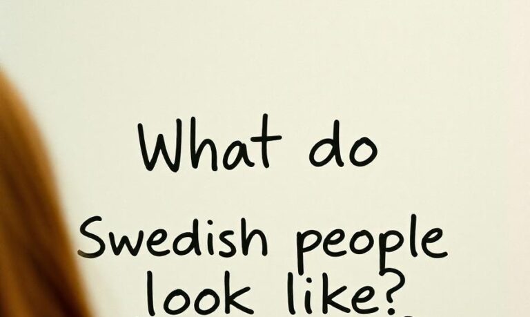 What Do Swedish People Look Like?